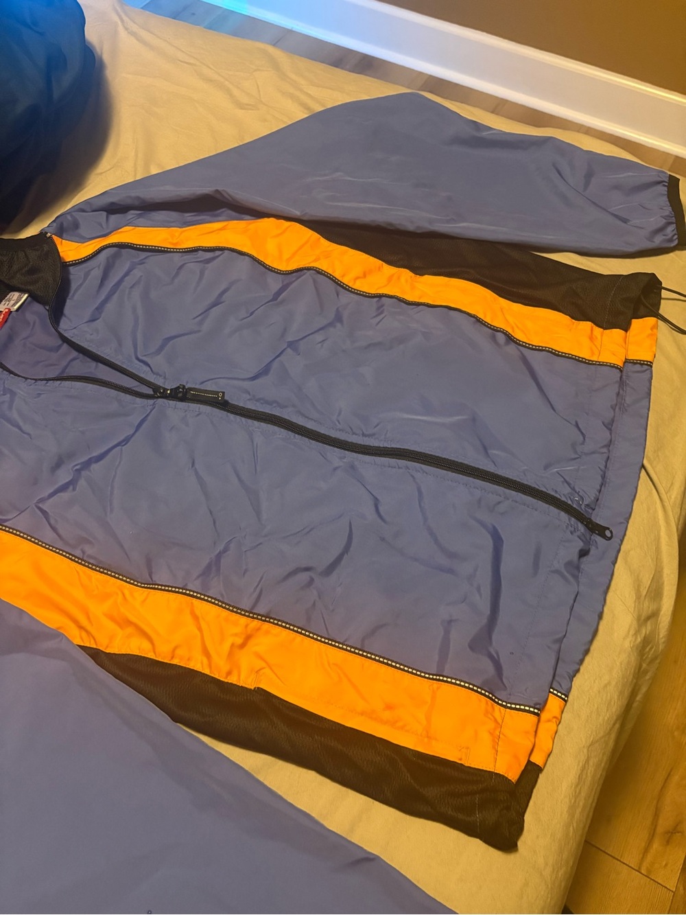 Prospirit Purple and Orange Men's Windbreaker Jacket